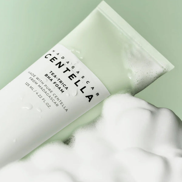 SKIN Madagascar Centella Tea Trica BHA Foam Antibakterinė putojanti šluostė