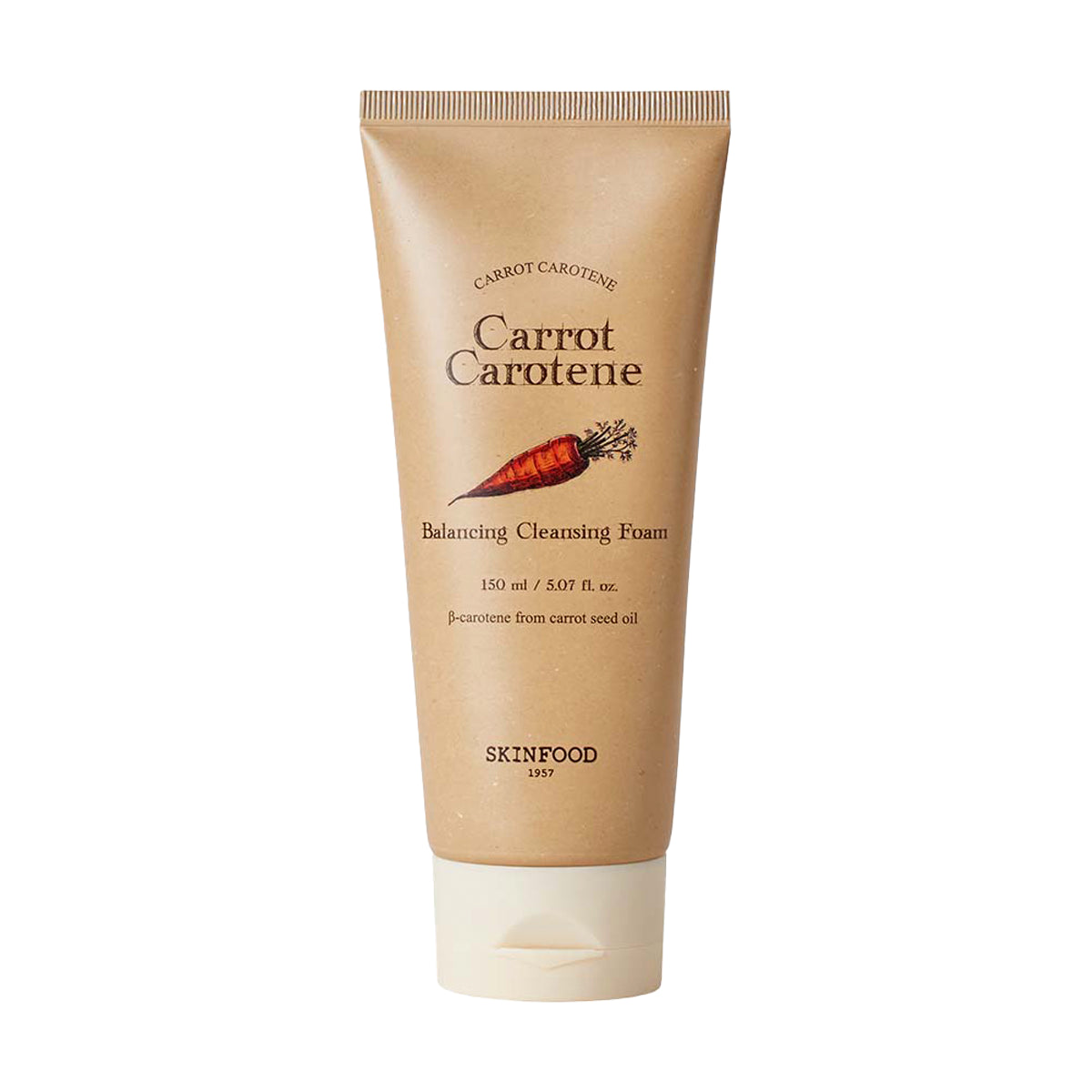 Maigas attīrošas putas SKINFOOD Carrot Carotene Balancing Cleansing Foam
