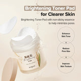 тонизирующие пэды с экстрактом риса Skinfood Rice Brightening Pad
