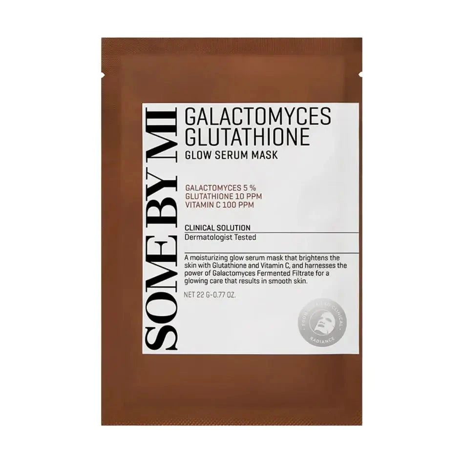 Balinoša auduma maska ar galaktomisi Some By Mi Galactomyces Glutathione Glow Serum Mask