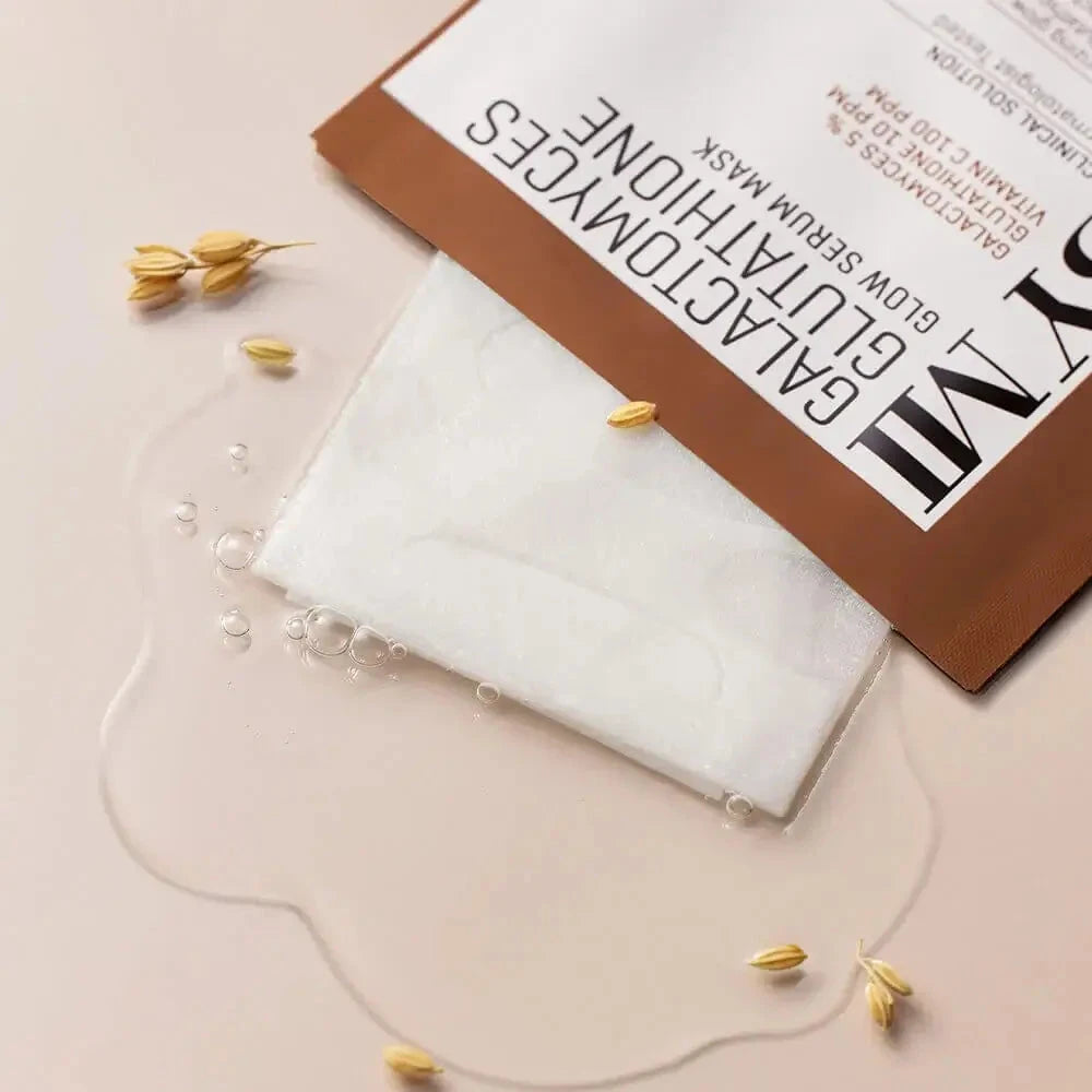 Balinoša auduma maska ar galaktomisi Some By Mi Galactomyces Glutathione Glow Serum Mask