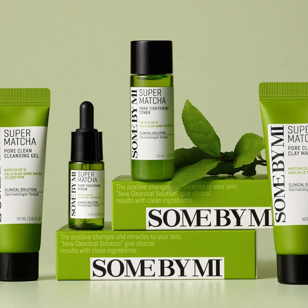 Mėginėlių rinkinys su matcha arbata poroms sutraukti Some By Mi Super Matcha Pore Care Starter Kit