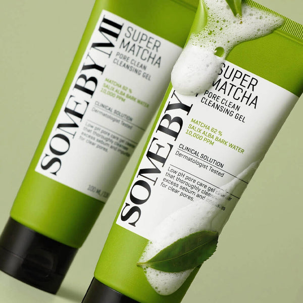 Prausimosi gelis su matcha arbata Some By Mi Super Matcha Pore Clean Cleansing Gel