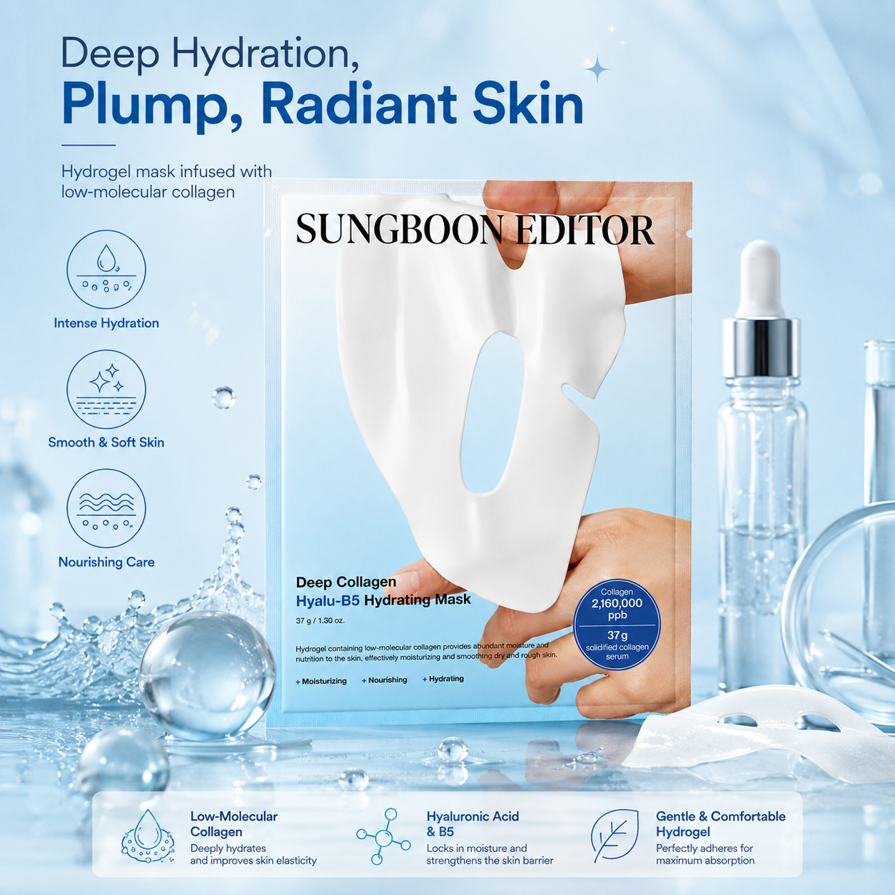Sungboon Editor Deep Collagen Hyalu-B5 Hydrating Mask