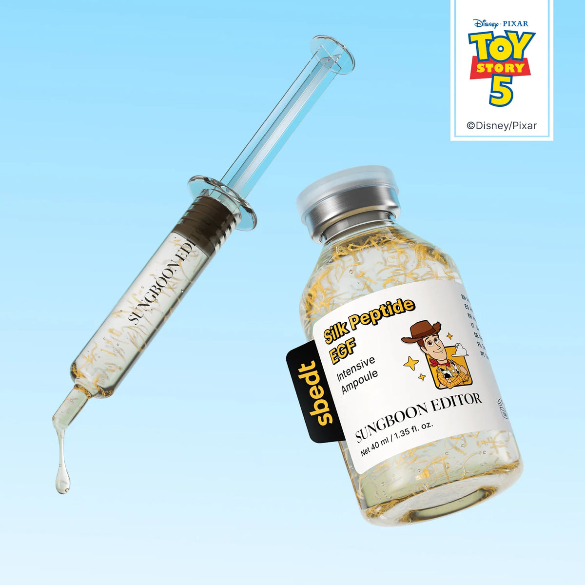 Лифтинг-ампула Sungboon Editor Silk Peptide EGF Intensive Ampoule Toy Story Edition