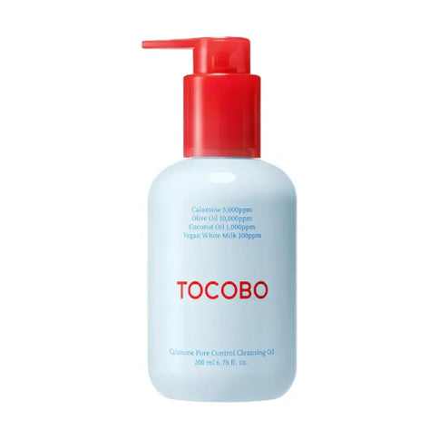 Attīroša hidrofīlā eļļa ar kalamīnu TOCOBO Calamine pore Control Cleansing Oil  Tocobo 200 ml.  