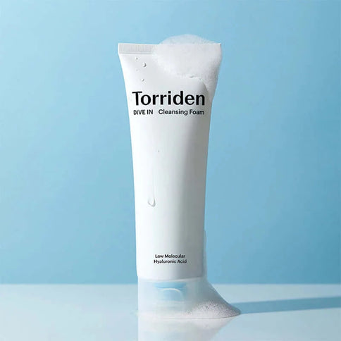 Attīrošās putiņas ar hialuronskābi Torriden DIVE-IN Low Molecular Hyaluronic Acid Cleansing Foam  Torriden   