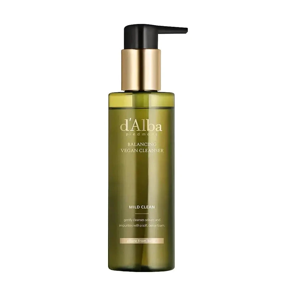 Maigs gels sejas ādas attīrīšanai un mazgāšanai d'Alba Mild Skin Balancing Vegan Cleanser