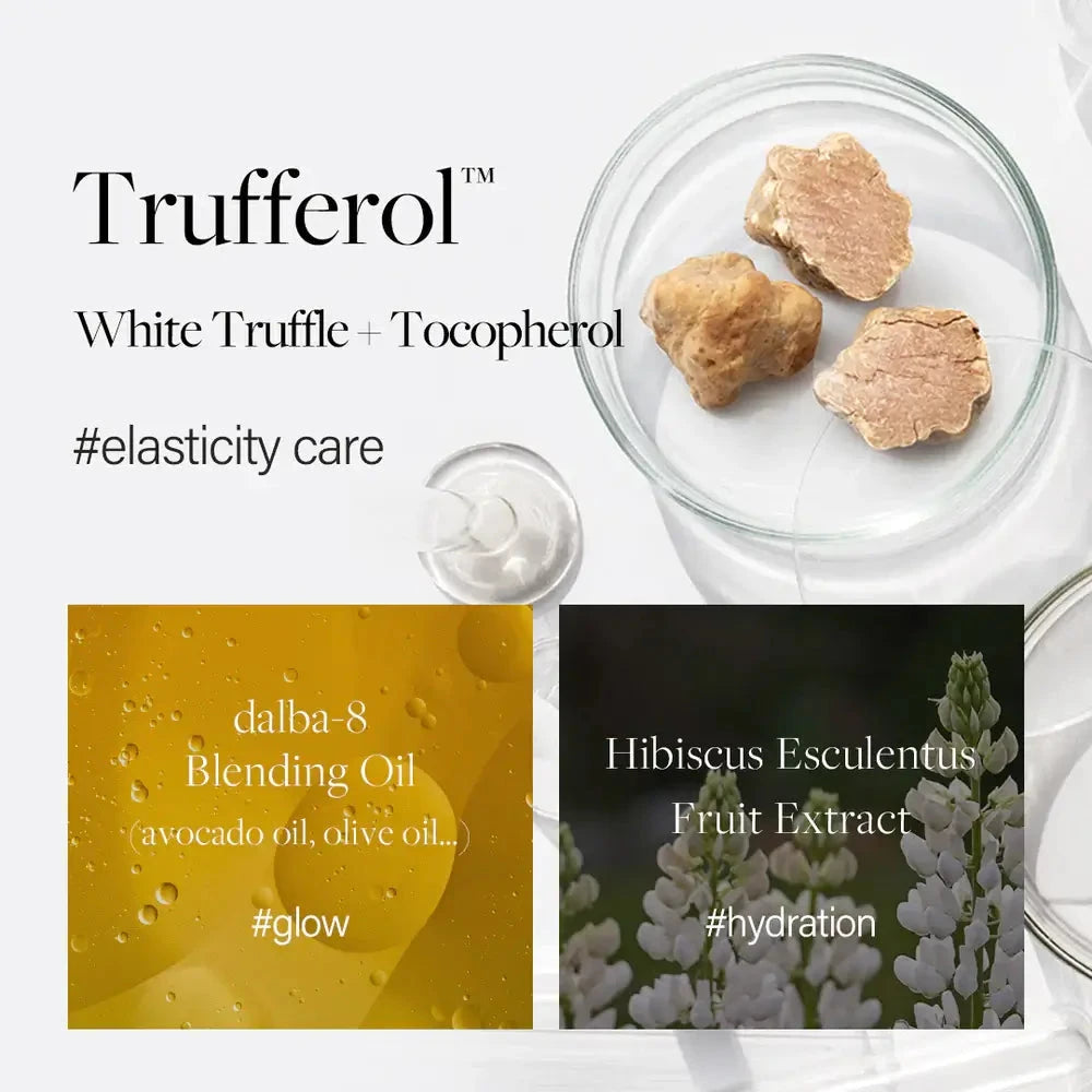 Mirdzošs izsmidzināmais līdzeklis ķermenim ar balto trifeļu ekstraktu d'Alba White Truffle Body Glow Spray Serum