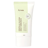 Nomierinošs saules aizsargkrēms ar Āzijas centellu iUNIK Centella Calming Daily Sunscreen