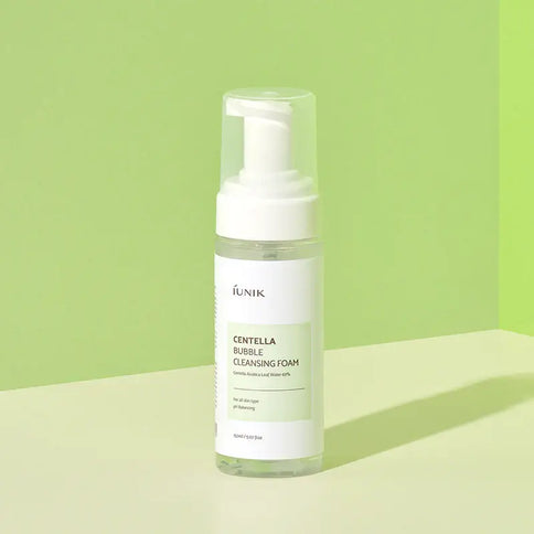 Maigas putiņas sejas mazgāšanai ar Āzijas centellu iUnik Centella Bubble Cleansing Foam  iUNIK   