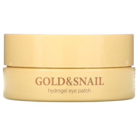 Patči ādai ap acīm ar gliemežu mucīnu Petitfee Gold & Snail Hydrogel, 60gab.  Petitfee   