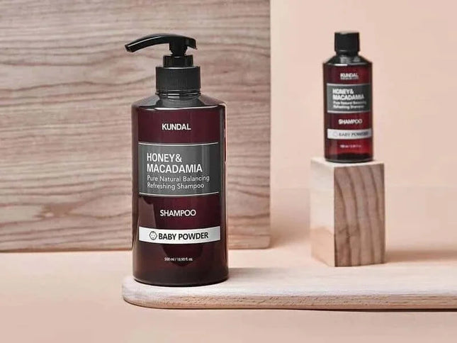 Matu šampūns KUNDAL Honey & Macadamia Shampoo Baby Powder  Kundal   