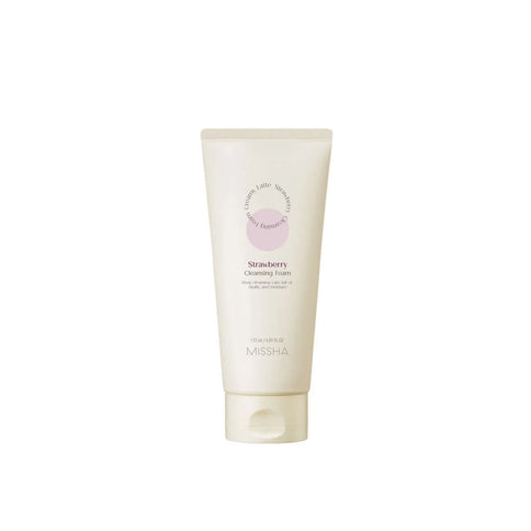 Krēmveida putiņas sejas mazgāšanai MISSHA Creamy Latte Cleansing Foam  MISSHA Strawberry  