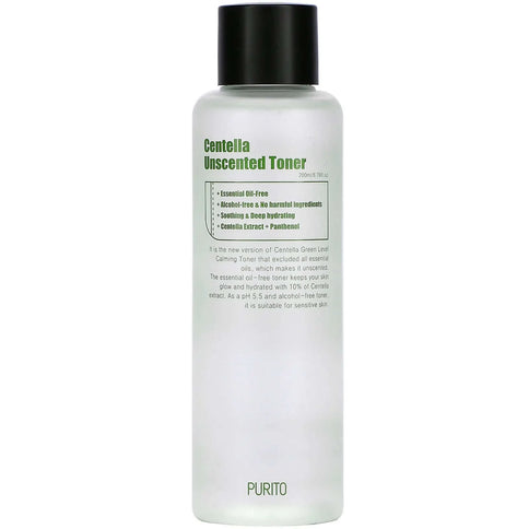 Nomierinošs sejas toniks jutīgai ādai Purito Centella Unscented Toner  Purito   