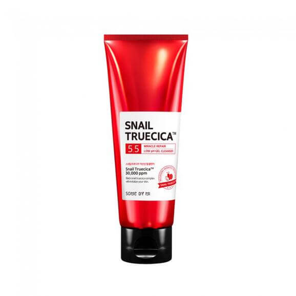 Gels sejas ādas mazgāšanai ar gliemežu mucīnu Some By Mi Snail Truecica Miracle Repair Gel Cleanser