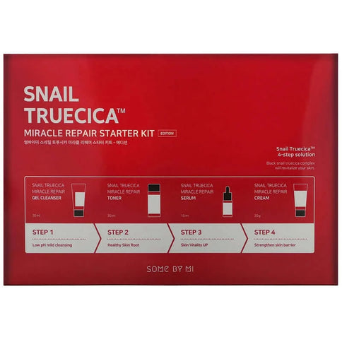 Miniatūru komplekts ar gliemežu mucīnu Some By Mi Snail Truecica Miracle Repair Starter Kit Komplekti Some By Mi   