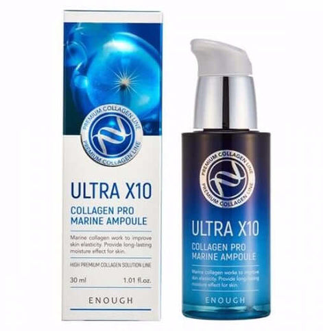 Atjaunojošs serums priekš sejai ar kolagēnu Enough Ultra X10 Collagen Pro Marine Ampoule  Enough   